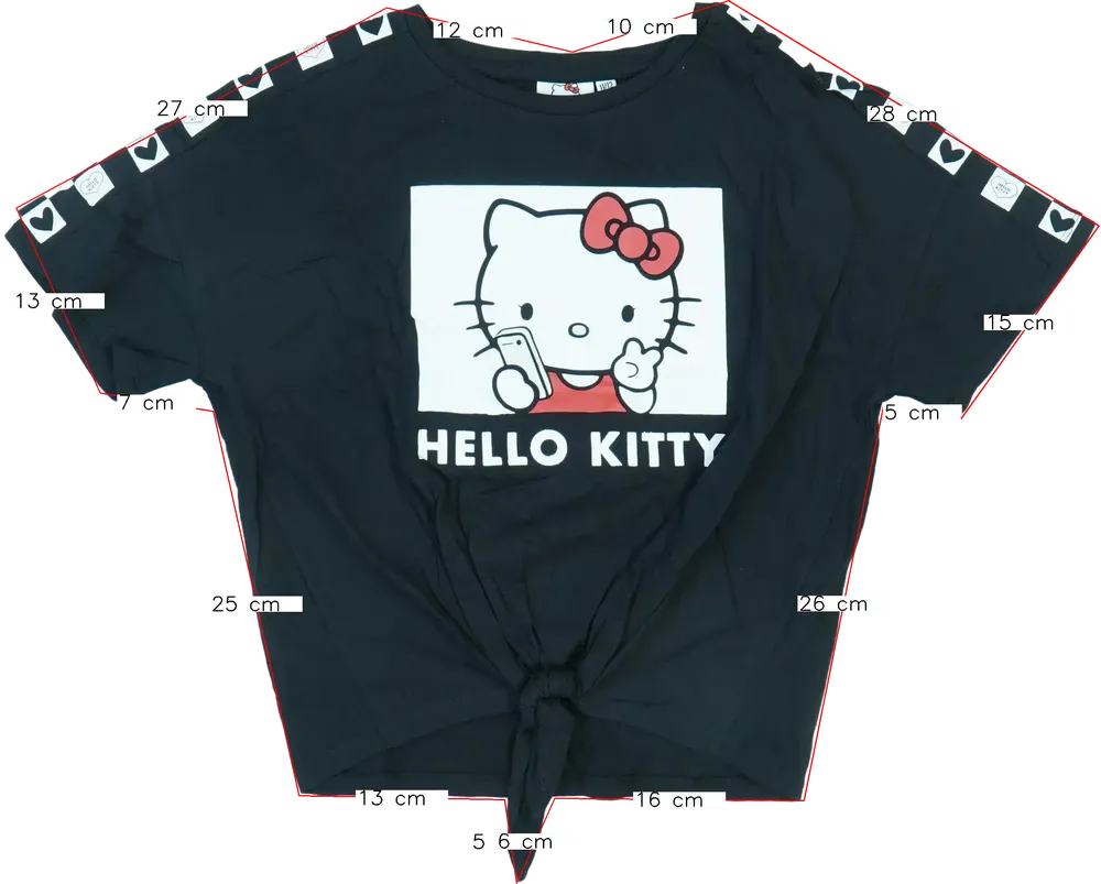 Fekete Sanrio Póló EU 152 / UK 12 év / US 12 év/L