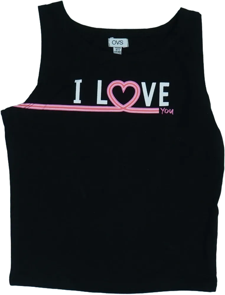 Black OVS Tank top EU 146 / UK 11 years / US 12 years/L