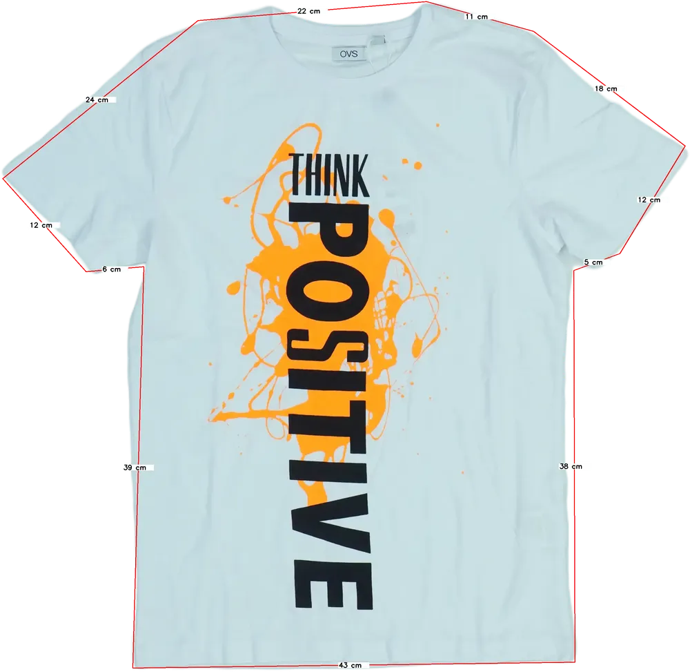 Fehér OVS Póló EU 158 / UK 13 év / US 14 év/XL