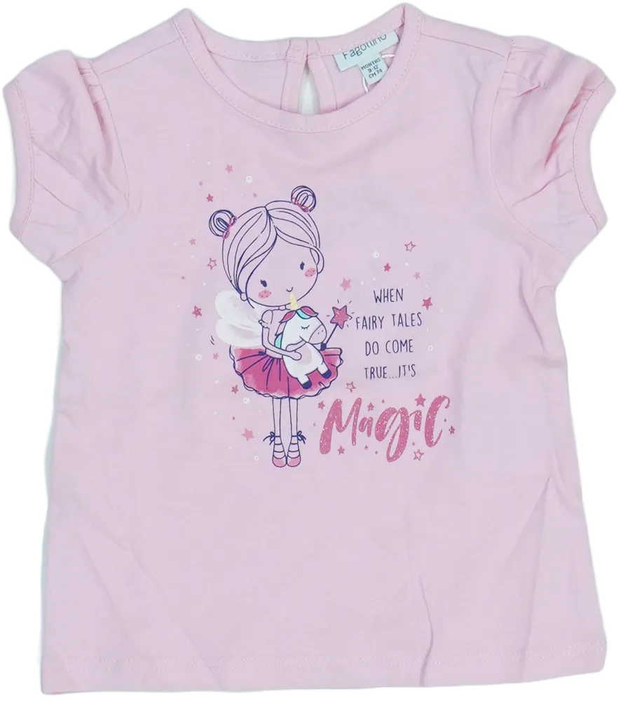 Rózsaszín OVS - Fagottino Póló EU 74 / UK 6-9 hónap / US 6-9 hónap