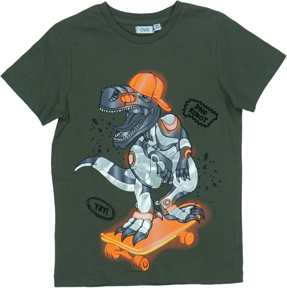 Zöld OVS Póló EU 122 / UK 7 év / US 7 év/M