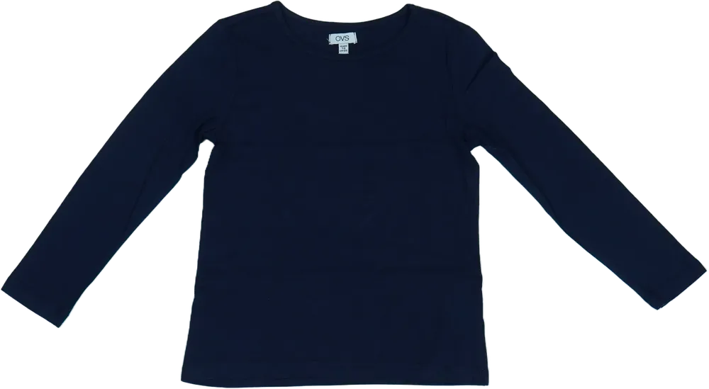 Kék OVS Hosszú ujjú felső EU 128 / UK 8 év / US 8 év/M