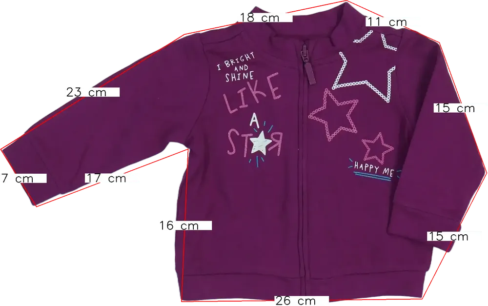 Lila OVS - Fagottino Pulóver EU 74 / UK 6-9 hónap / US 6-9 hónap