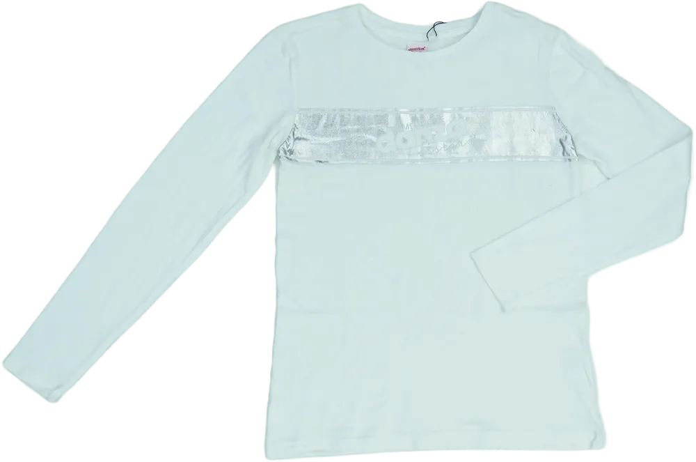 Fehér OVS Hosszú ujjú felső EU 164 / UK 14 év / US 14 év/XL