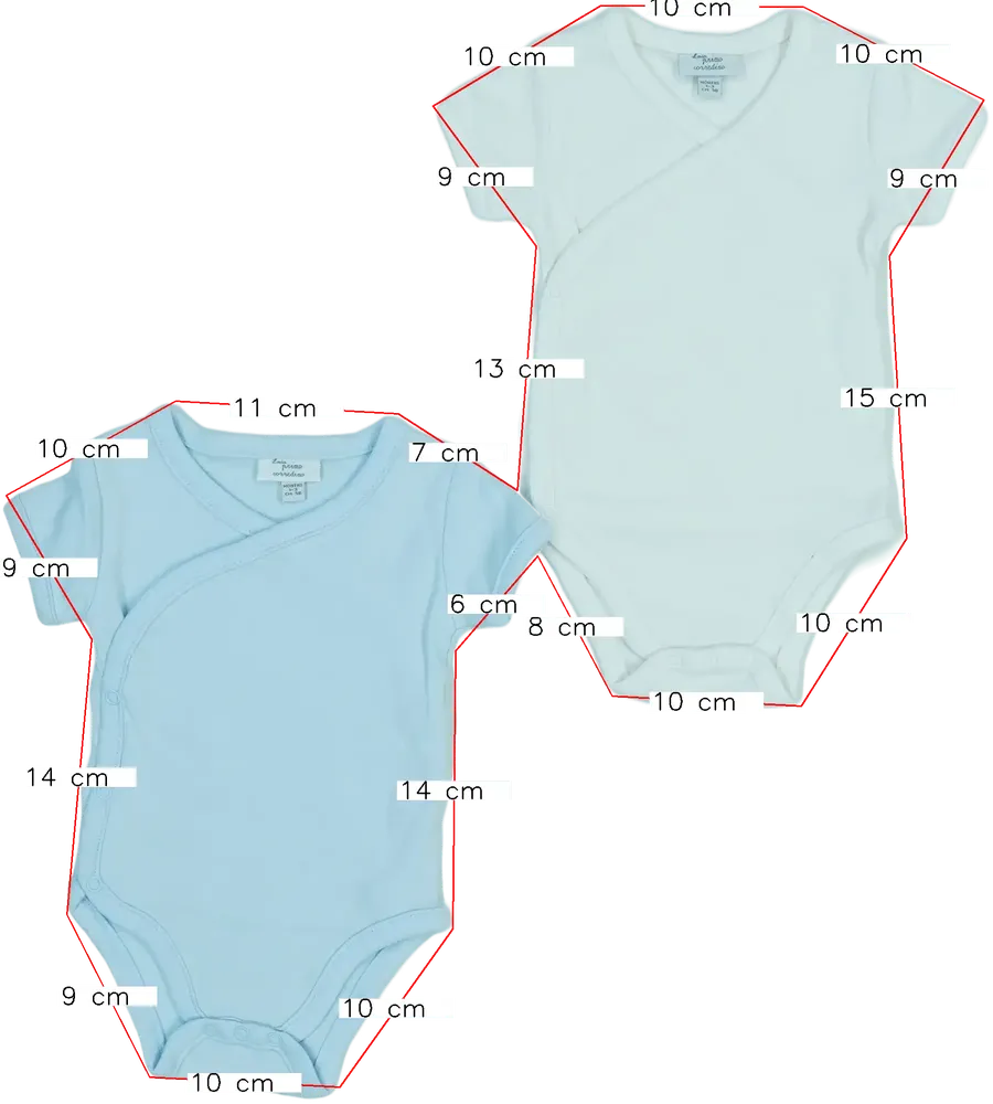Többszínű OVS - Fagottino Csomag - Body EU 56 / UK Újszülött / US Újszülött