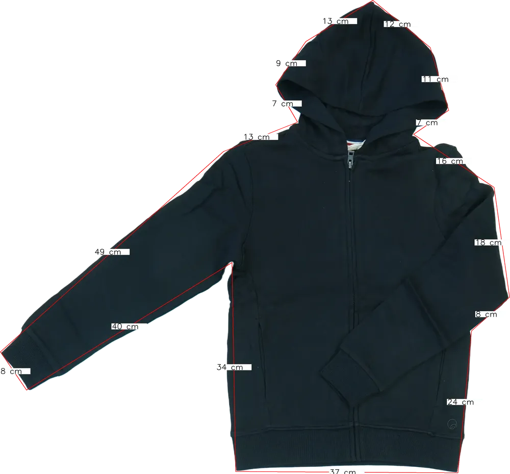 Fekete OVS Kapucnis pulóver EU 146 / UK 11 év / US 12 év/L