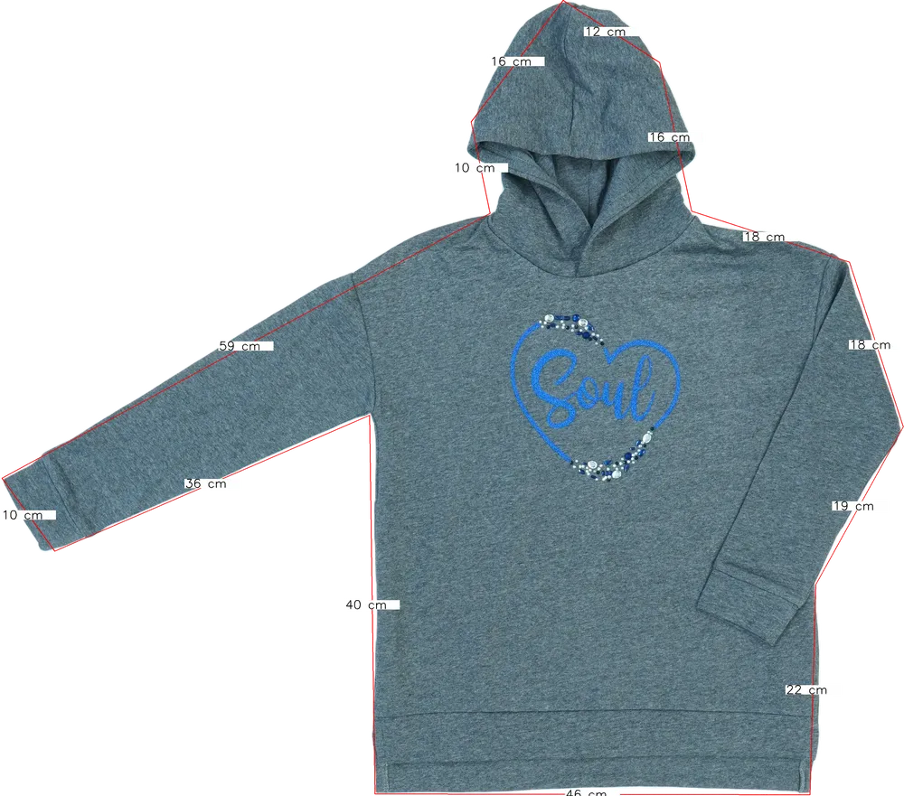 Szürke OVS Kapucnis pulóver EU 146 / UK 11 év / US 12 év/L