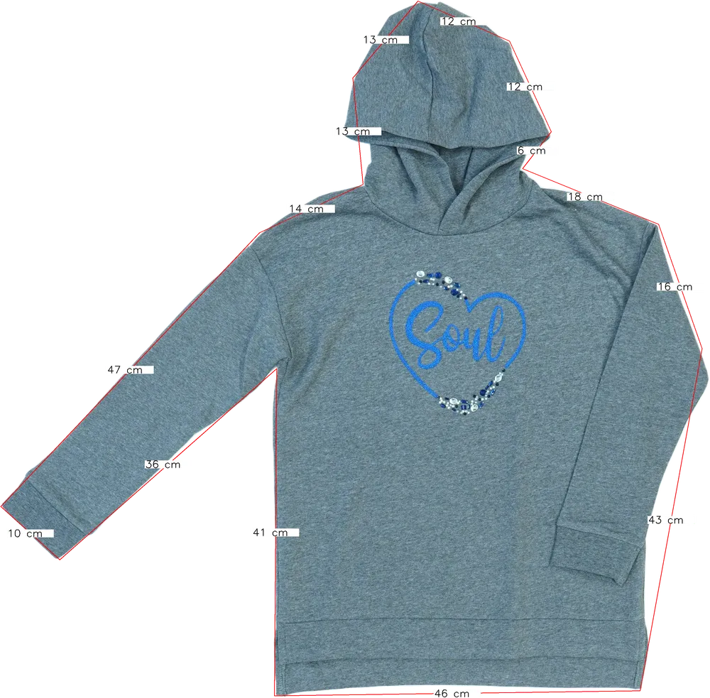 Szürke OVS Kapucnis pulóver EU 152 / UK 12 év / US 12 év/L