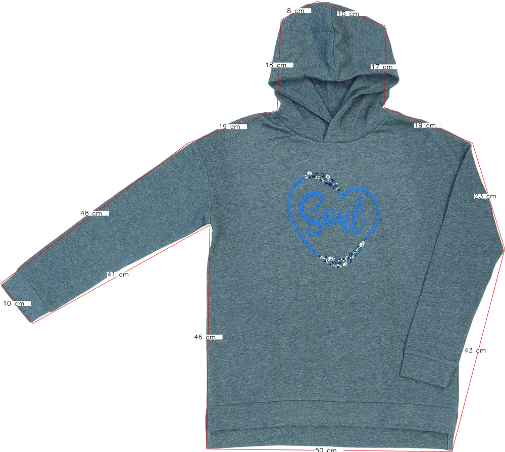 Szürke OVS Kapucnis pulóver EU 170 / UK 15 év / US XL