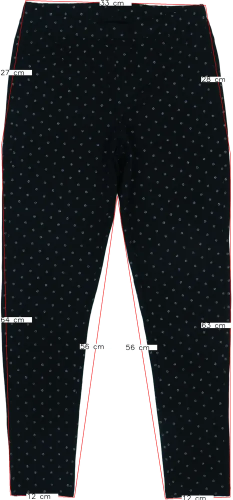 Fekete OVS Leggings EU 164 / UK 14 év / US 14 év/XL