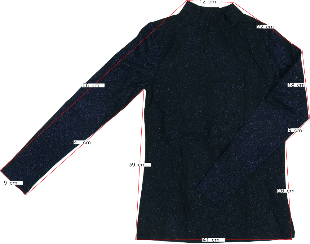 Fekete OVS Garbó EU 158 / UK 13 év / US 14 év/XL