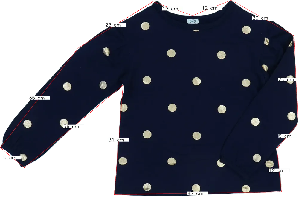 Kék OVS Pulóver EU 146 / UK 11 év / US 12 év/L