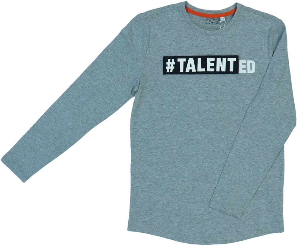 Szürke OVS Hosszú ujjú felső EU 164 / UK 14 év / US 14 év/XL