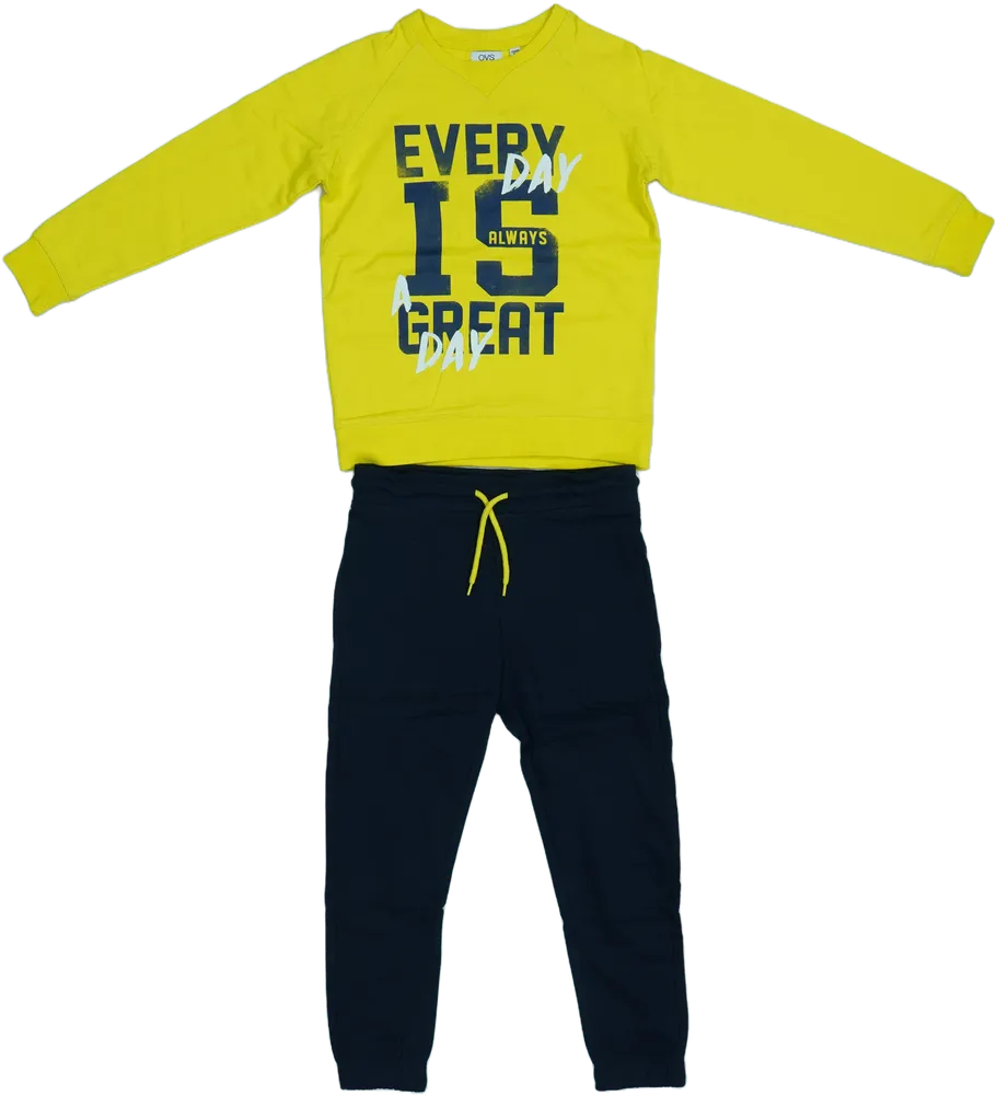 Többszínű OVS 2 részes szett - Felsőruházat és nadrág EU 116 / UK 6 év / US 6 év/S