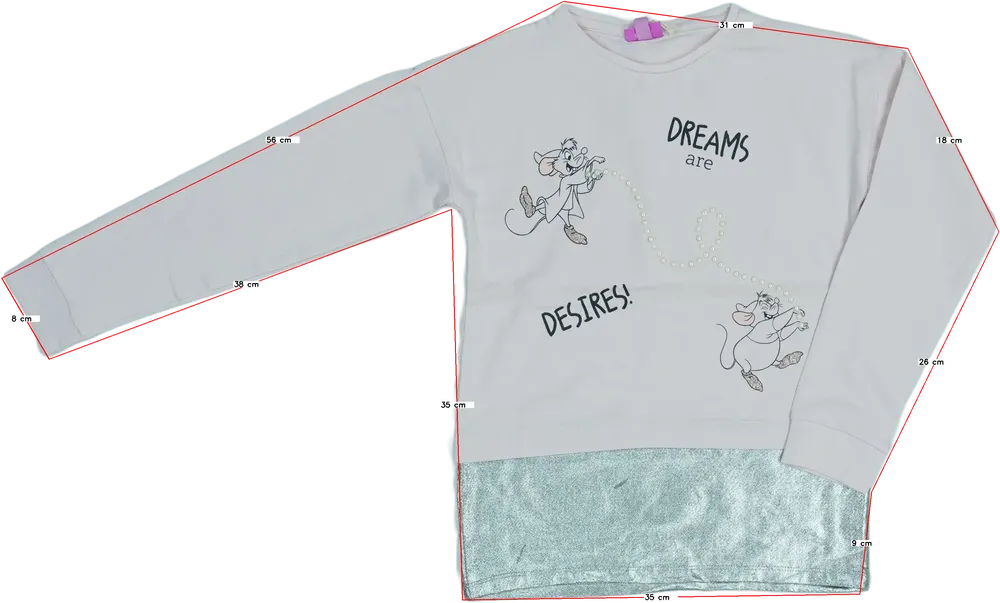 Rózsaszín Disney Hosszú ujjú felső EU 134 / UK 9 év / US 9 év/L