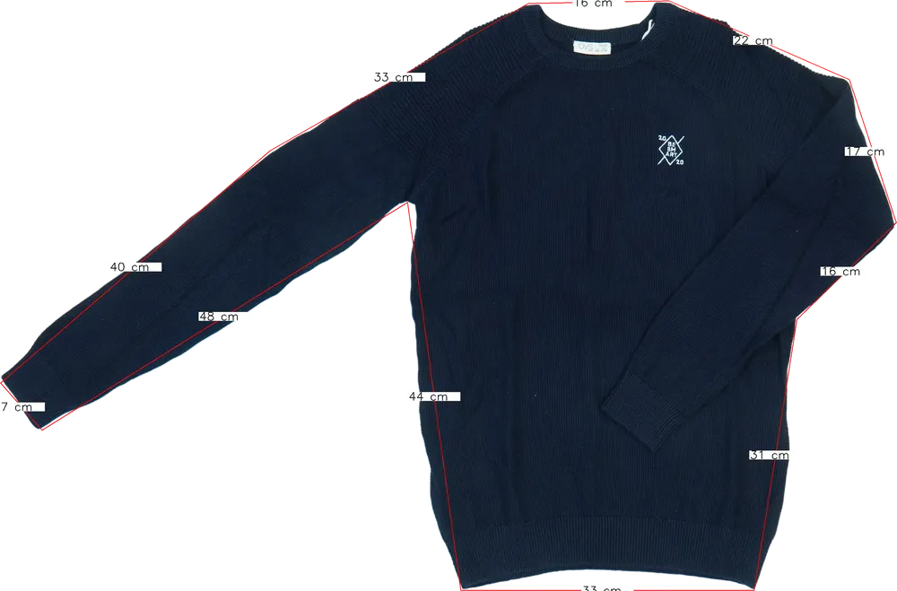 Kék OVS Kötött pulcsi EU 152 / UK 12 év / US 12 év/L