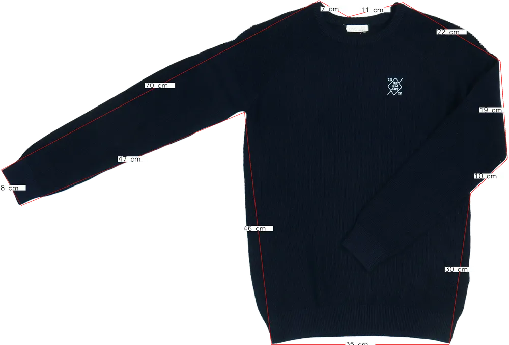 Kék OVS Kötött pulcsi EU 158 / UK 13 év / US 14 év/XL