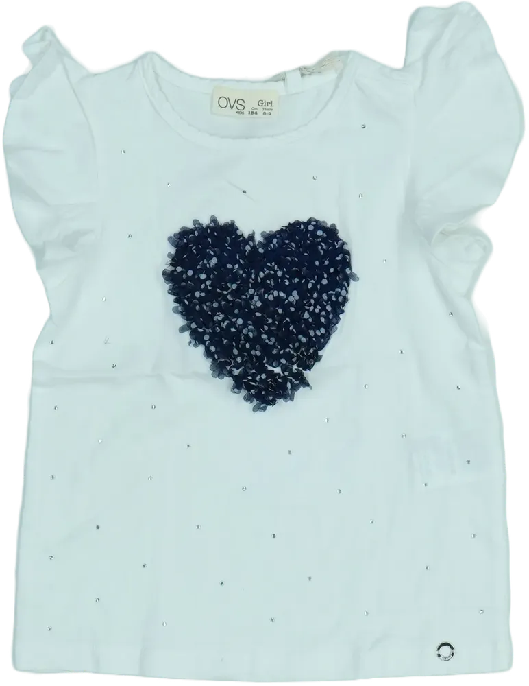 Fehér OVS Póló EU 104 / UK 4 év / US 4T/XS