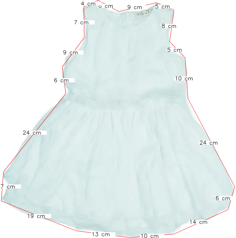 Fehér OVS Ruha EU 104 / UK 4 év / US 4T/XS