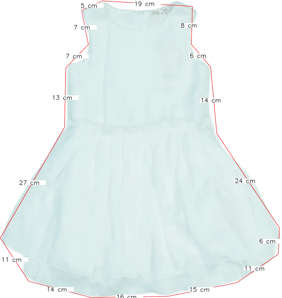 Fehér OVS Ruha EU 116 / UK 6 év / US 6 év/S