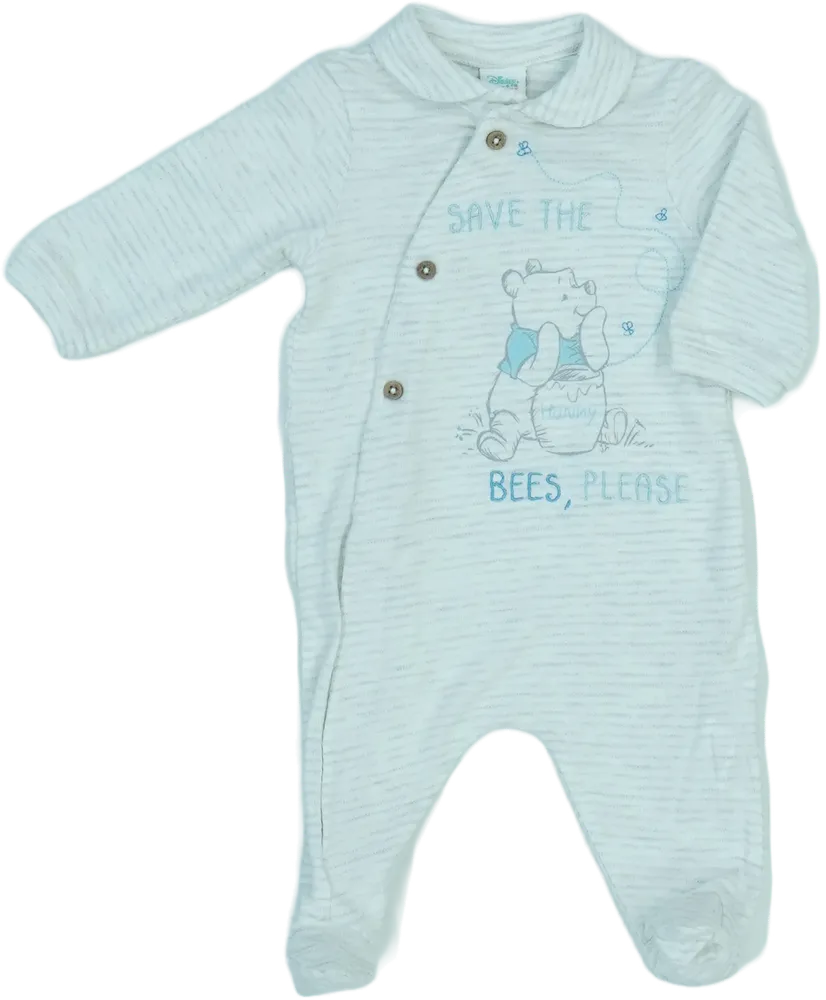 Szürke Disney Hosszú ujjú rugdalózó EU 56 / UK Újszülött / US Újszülött