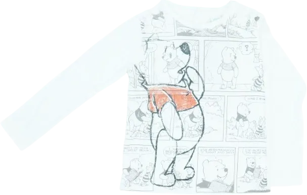 Fehér Disney Hosszú ujjú felső EU 98 / UK 3 év / US 3T