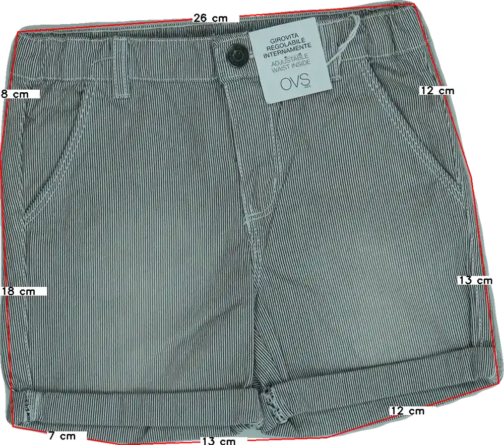 Szürke OVS - Fagottino Rövidnadrág EU 92 / UK 2 év / US 2T