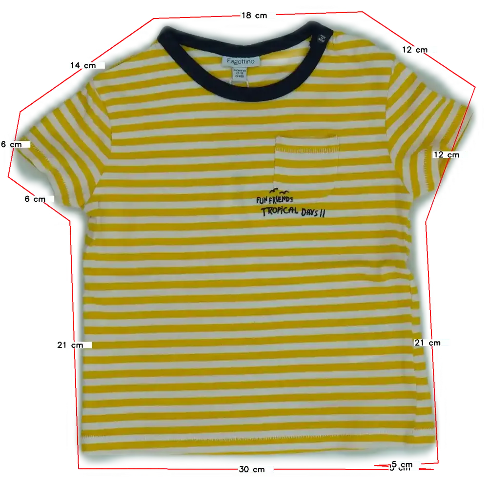 Sárga OVS - Fagottino Póló EU 86 / UK 12-18 hónap / US 18 hónap