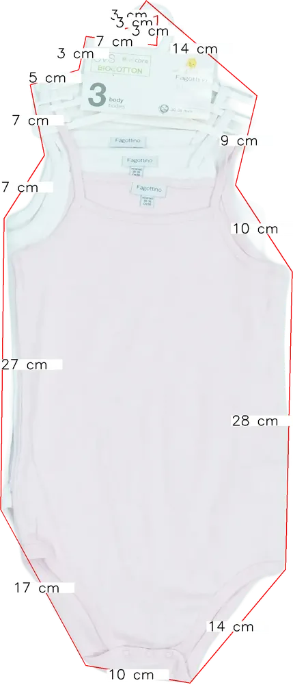 Rózsaszín OVS Csomag - Body EU 98 / UK 3 év / US 3T