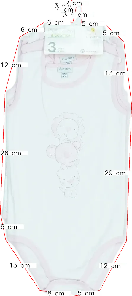 Rózsaszín OVS Csomag - Body EU 98 / UK 3 év / US 3T