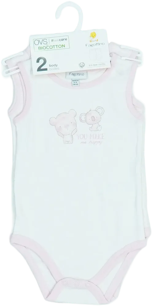 Rózsaszín OVS - Fagottino Csomag - Body EU 74 / UK 6-9 hónap / US 6-9 hónap