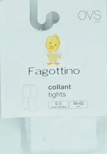 Fehér OVS - Fagottino Harisnya EU 62 / UK 0-3 hónap / US 0-3 hónap