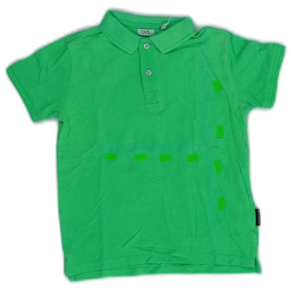 Zöld OVS Galléros póló EU 134 / UK 9 év / US 9 év/L