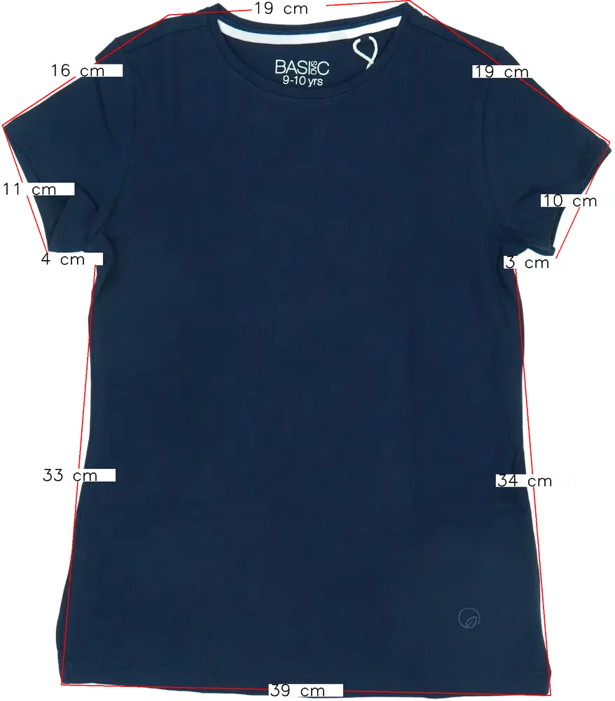 Kék OVS Póló EU 140 / UK 10 év / US 10 év/L