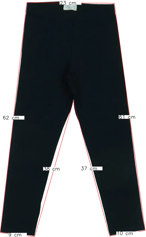Fekete OVS Leggings EU 116 / UK 6 év / US 6 év/S