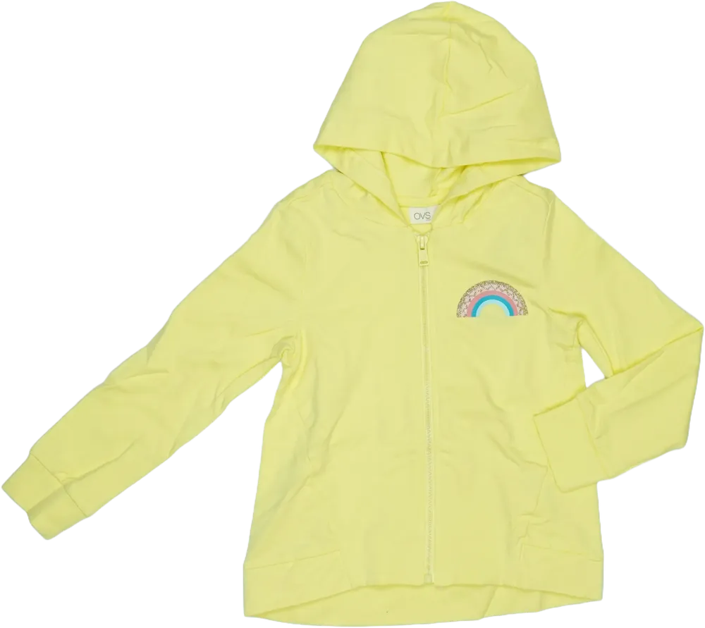 Sárga OVS Kapucnis pulóver EU 104 / UK 4 év / US 4T/XS