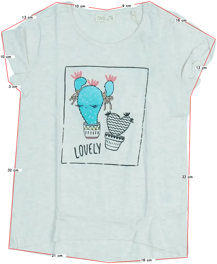 Barna OVS Póló EU 128 / UK 8 év / US 8 év/M