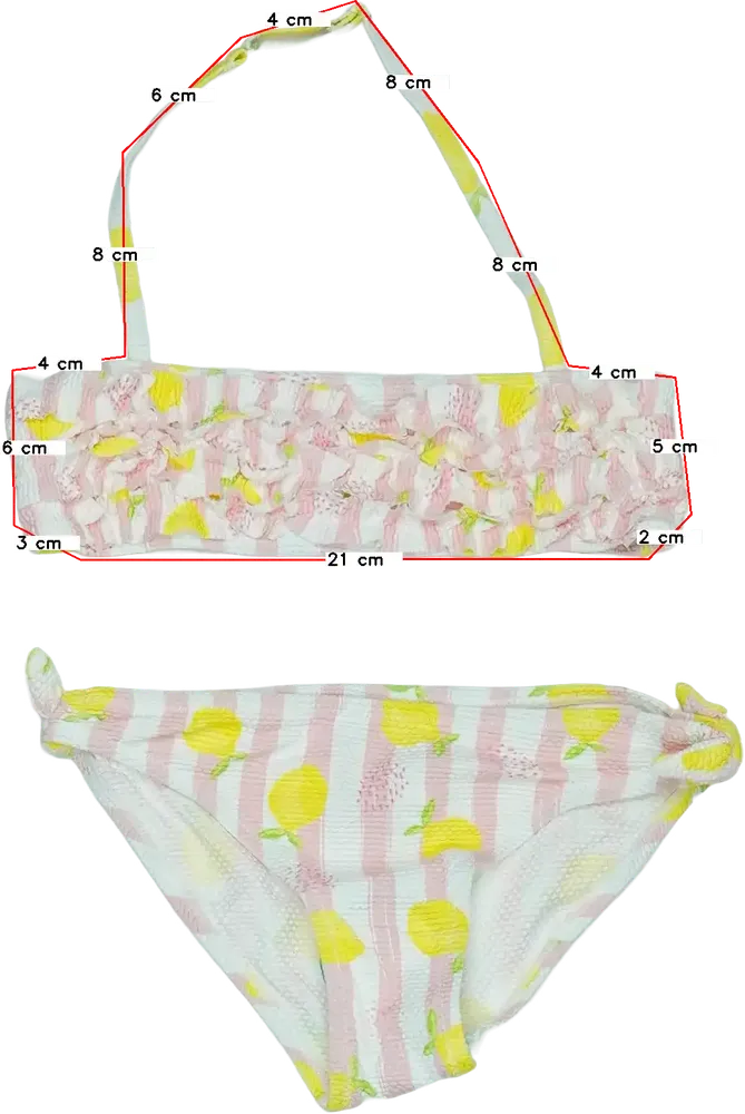 Fehér OVS Bikini EU 116 / UK 6 év / US 6 év/S