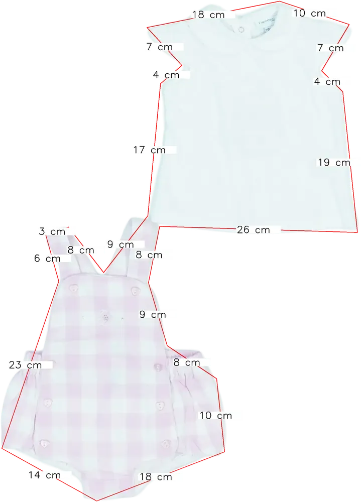 Pink OVS - Fagottino 2-piece set - Top &amp; Bottom EU 68 / UK 3-6 months / US 3-6 months