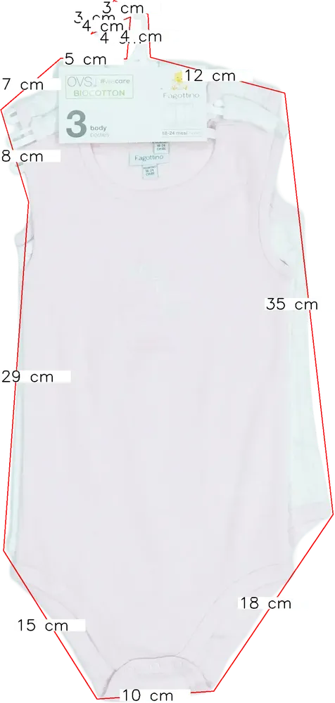Rózsaszín OVS - Fagottino Csomag - Body EU 92 / UK 2 év / US 2T