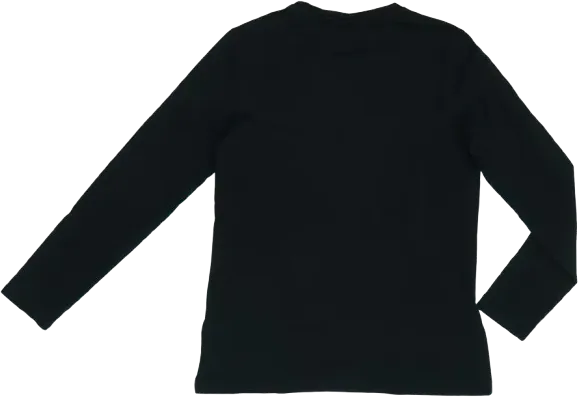 Fekete OVS Hosszú ujjú felső EU 146 / UK 11 év / US 12 év/L