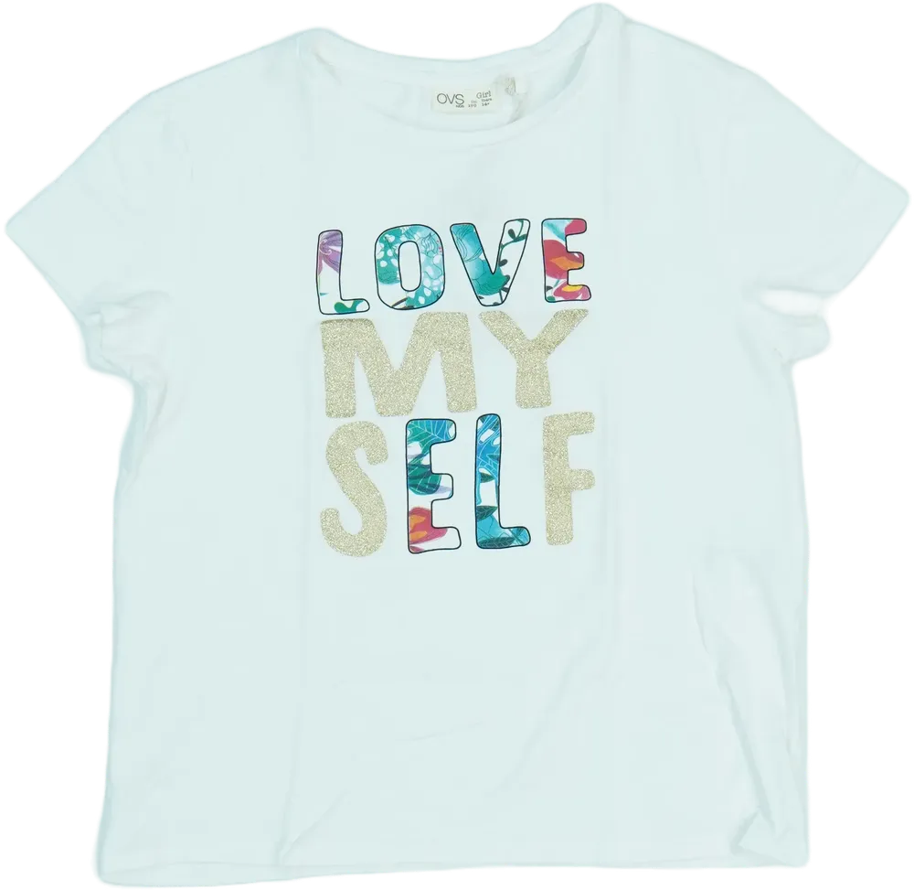 Fehér OVS Póló EU 170 / UK 15 év / US XL