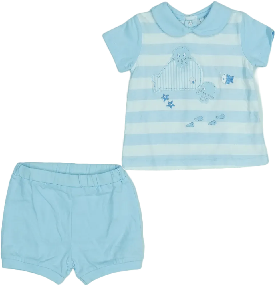 Blue OVS - Fagottino 2-piece set - Top &amp; Bottom EU 62 / UK 0-3 months / US 0-3 months