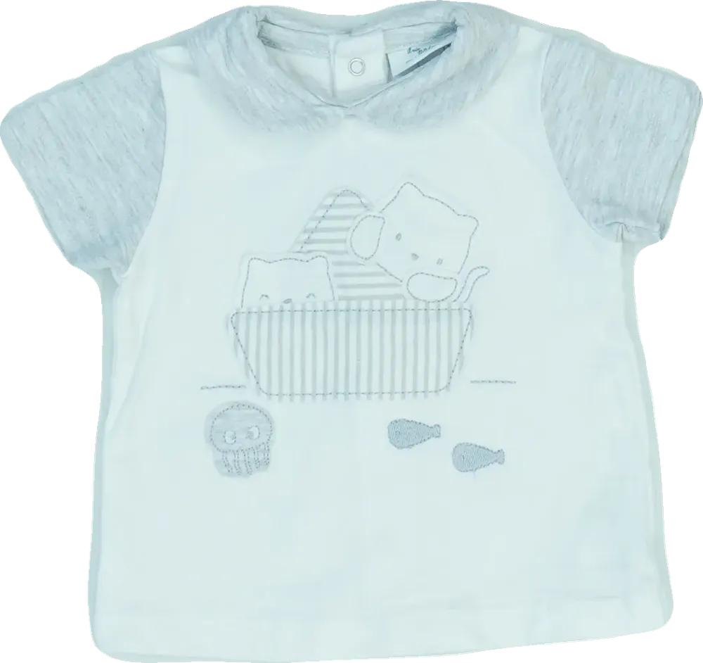 Fehér OVS - Fagottino Póló EU 56 / UK Újszülött / US Újszülött