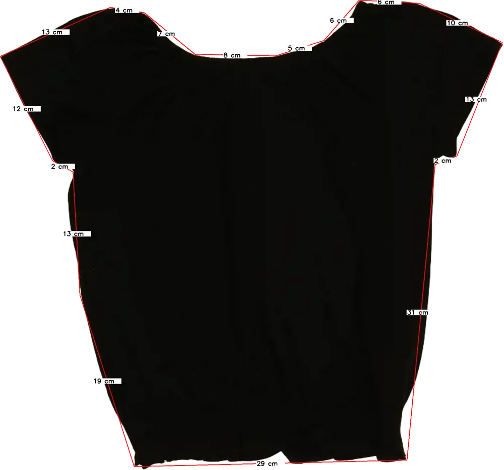 Fekete OVS Póló EU 146 / UK 11 év / US 12 év/L