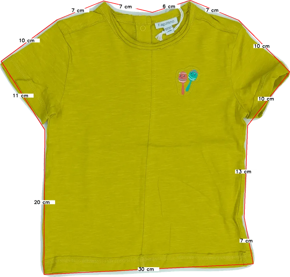 Zöld OVS - Fagottino Póló EU 92 / UK 2 év / US 2T