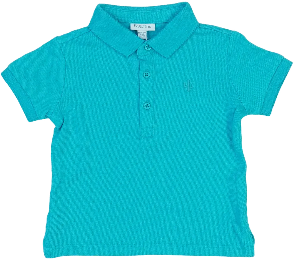 Kék OVS - Fagottino Galléros póló EU 80 / UK 9-12 hónap / US 12 hónap