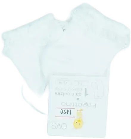 Fehér OVS - Fagottino Zokni EU 68 / UK 3-6 hónap / US 3-6 hónap