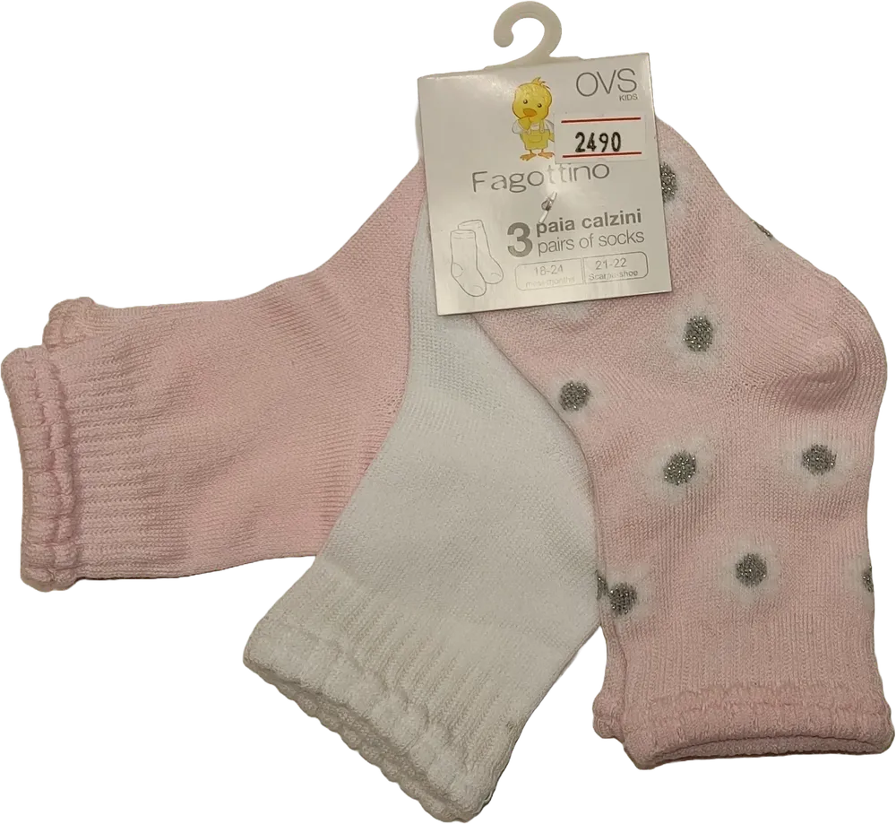 Rózsaszín OVS Csomag - Zoknik EU 22