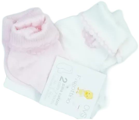 Rózsaszín OVS - Fagottino Csomag - Zoknik EU 68 / UK 3-6 hónap / US 3-6 hónap